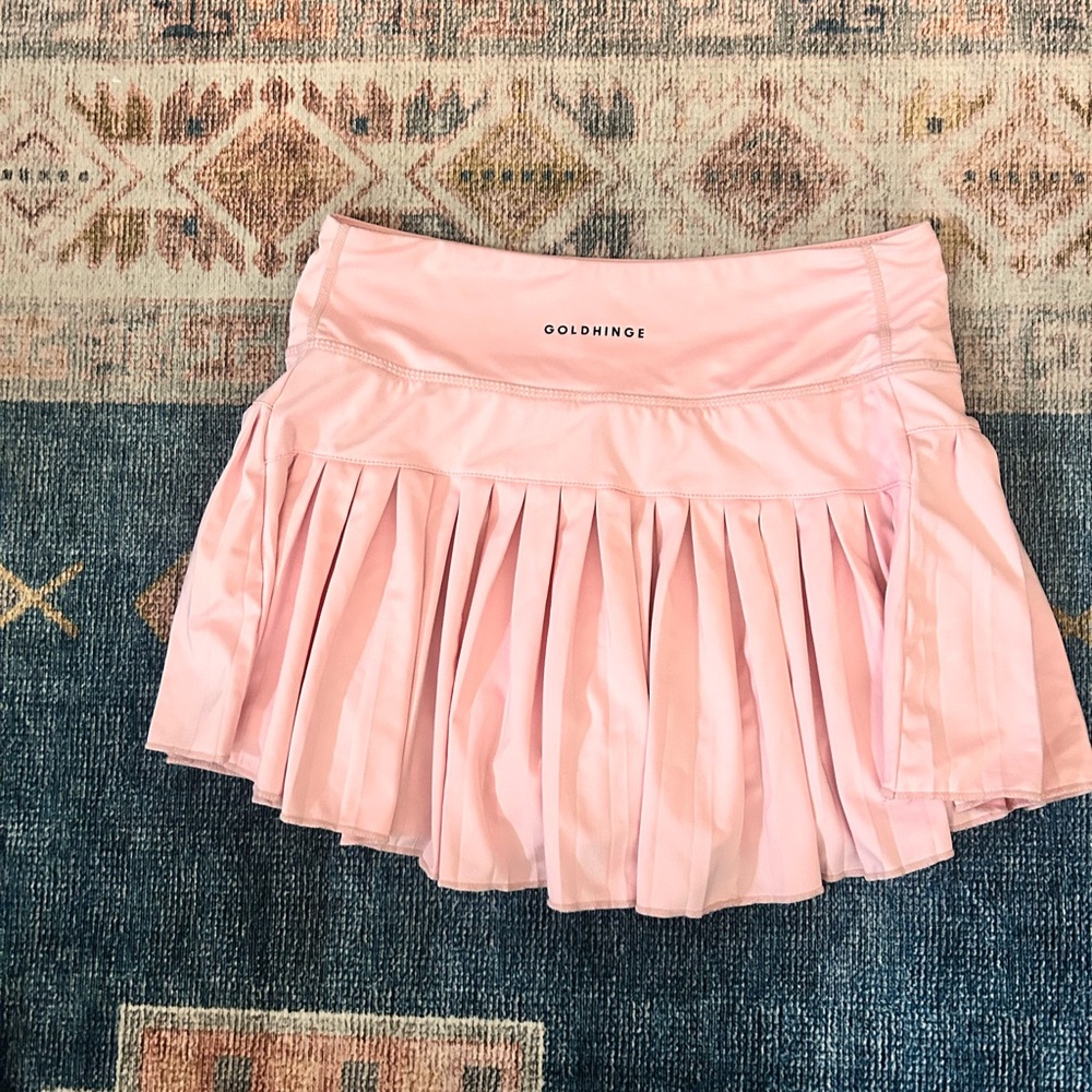 LUGHT PINK GOLD HINGE SKIRT
